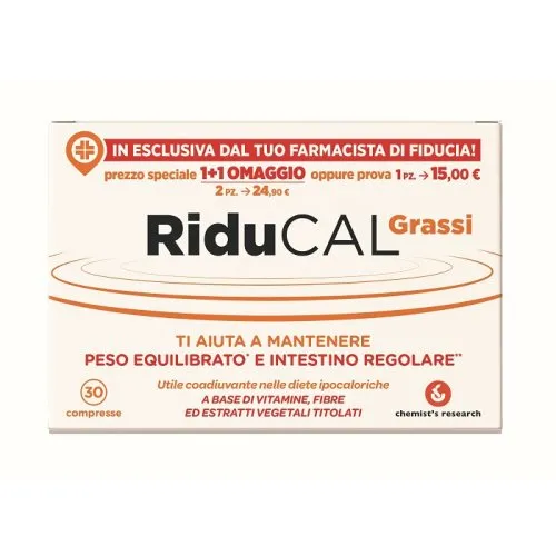 RIDUCAL GRASSI INTEGRATORE  30 COMPRESSE
