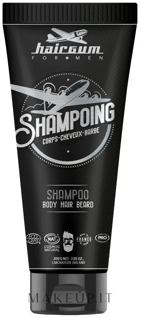 Shampoo per capelli, barba e corpo