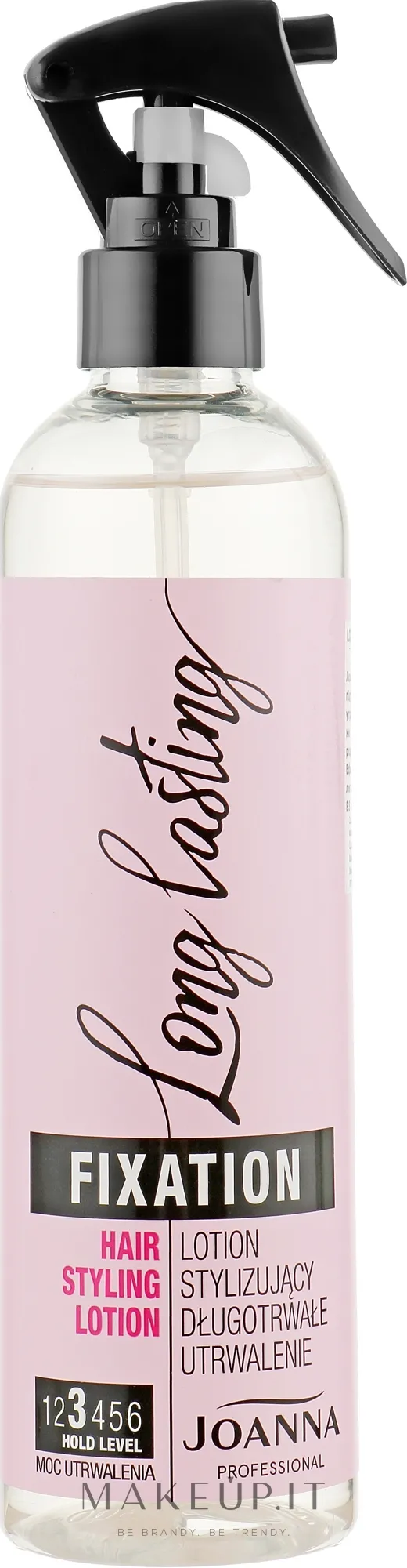 Lozione per capelli, fissazione molto forte