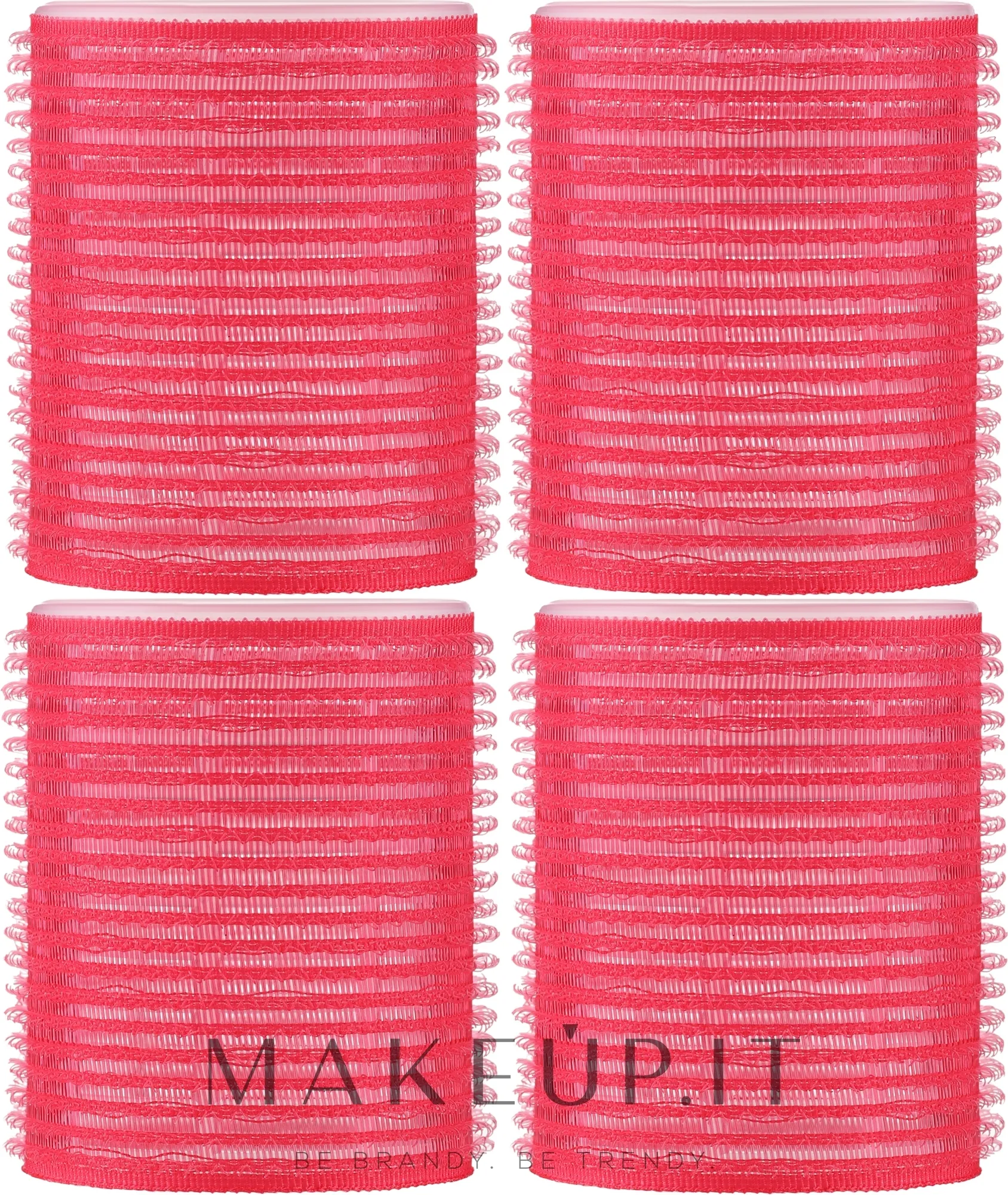 Bigodini in velcro, rosa, 4 pz