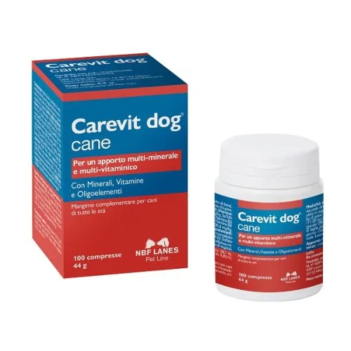 CAREVIT DOG MANGIME 100COMPRESSE