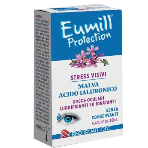 Eumill Protection Gocce Oculari lubrificanti ed idratanti - Flacone 10 ml
