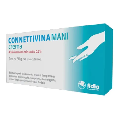 Connettivina mani crema 30 gr- Ideale per mani secche, screpolate e danneggiate