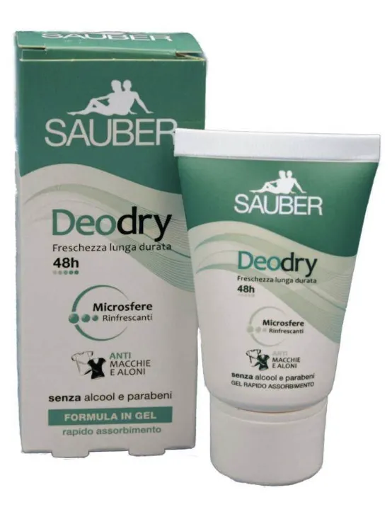 SAUBER DEODRY DEODORANTE IN GEL 25 ML