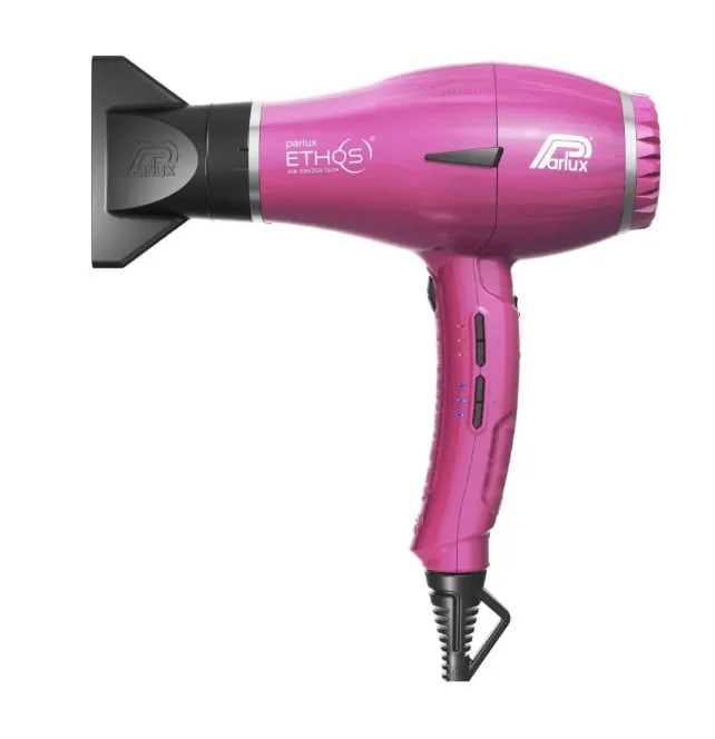 PARLUX ETHOS PHON PROFESSIONALE DIGITALE CON IONI FUCSIA OPACO 2300 WATT.