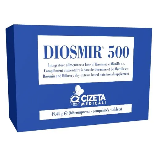 DIOSMIR 500 integratore alimentare di mirtillo e diosmina 60 COMPRESSE