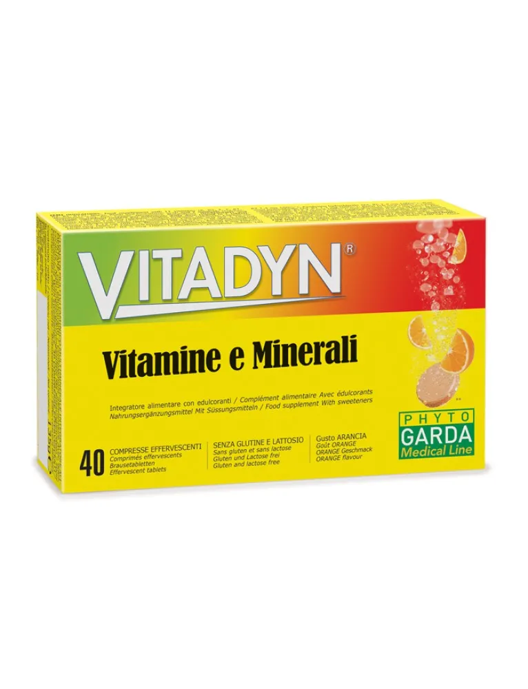 Vitadyn Vitamine e Minerali 40 Compresse Effervescenti