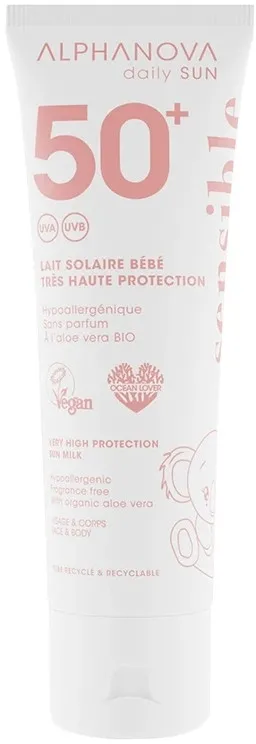 Alphanova Baby Very High Protection Sun Milk SPF50+