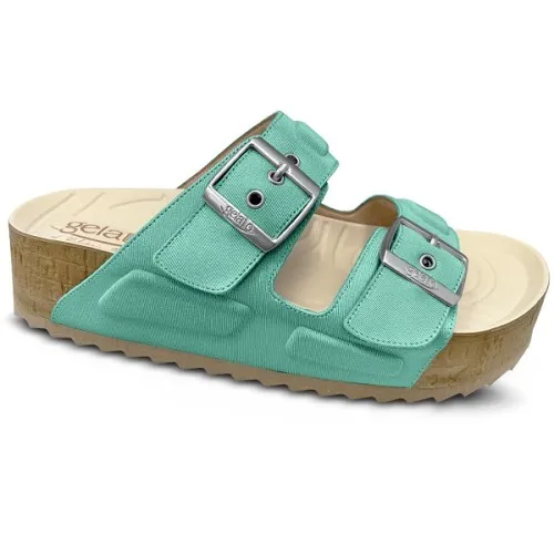 WOODSTOCK PRO 2 Calzatura con tomaia automodellante, suola antiscivolo e zeppa 4,5 cm - colore turchese  - Misura /40