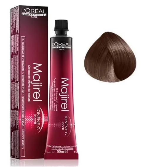 L'Oreal Professionnel MAJIREL TUBO TINTA N.5.8 CASTANO CHIARO MARRONE MOKA 50 ML