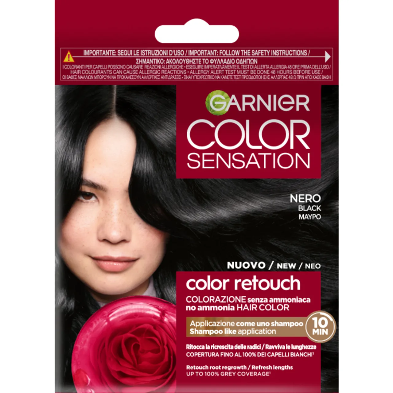 GARNIER COLOR SENSATION COLOR RETOUCH SENZA AMMONIACA N.1/0 NERO