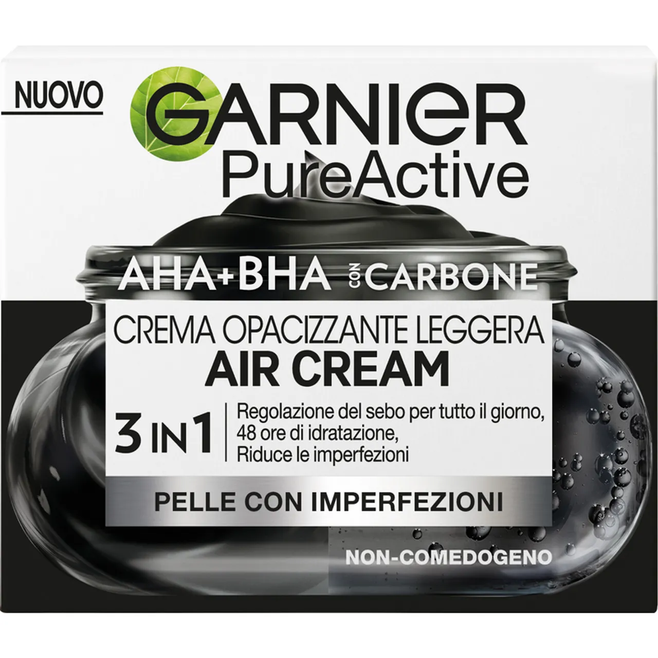 GARNIER PURE ACTIVE CREMA OPACIZZANTE CON CARBONE 3 IN 1 50 ML