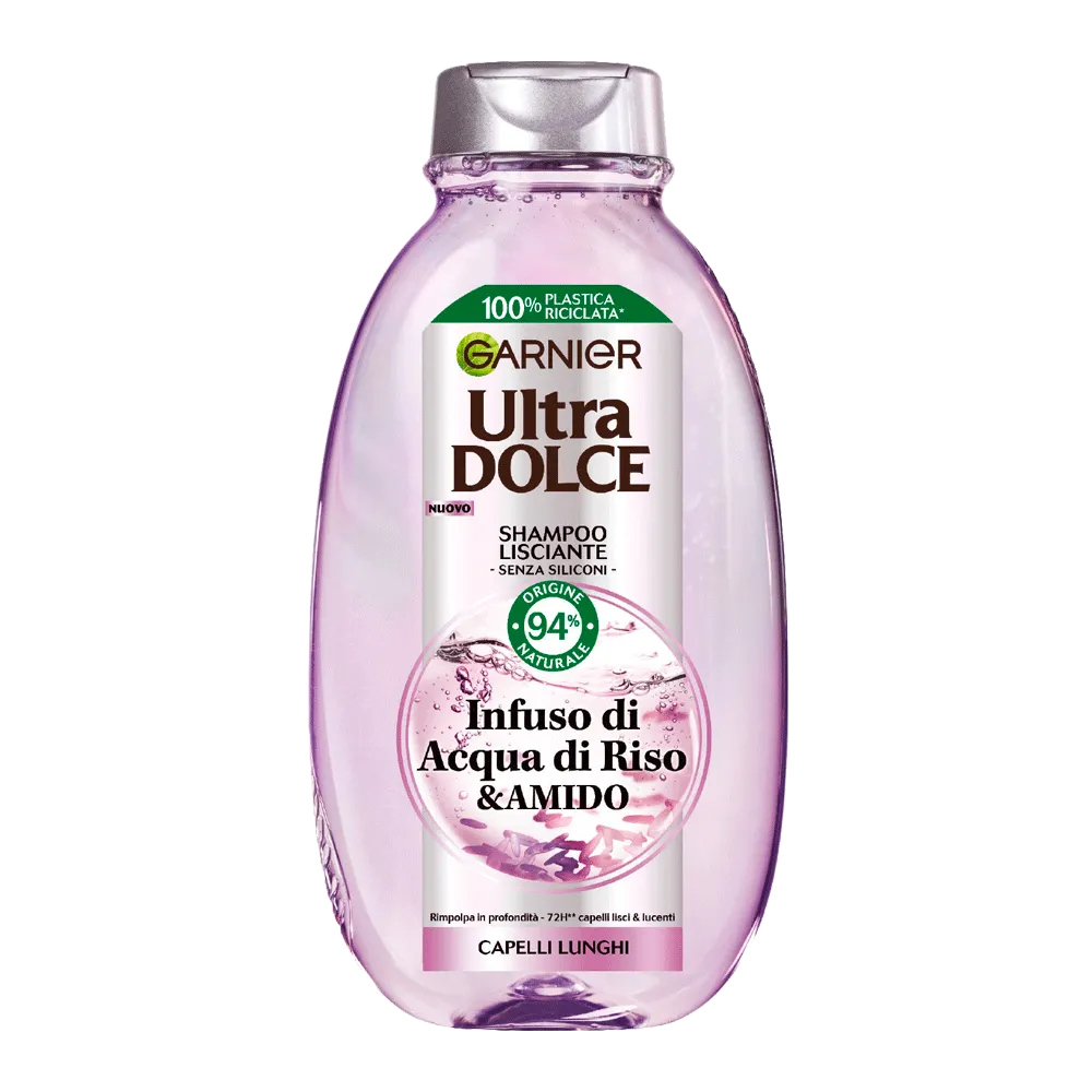 GARNIER ULTRA DOLCE SHAMPOO RICE WATER 400 ML