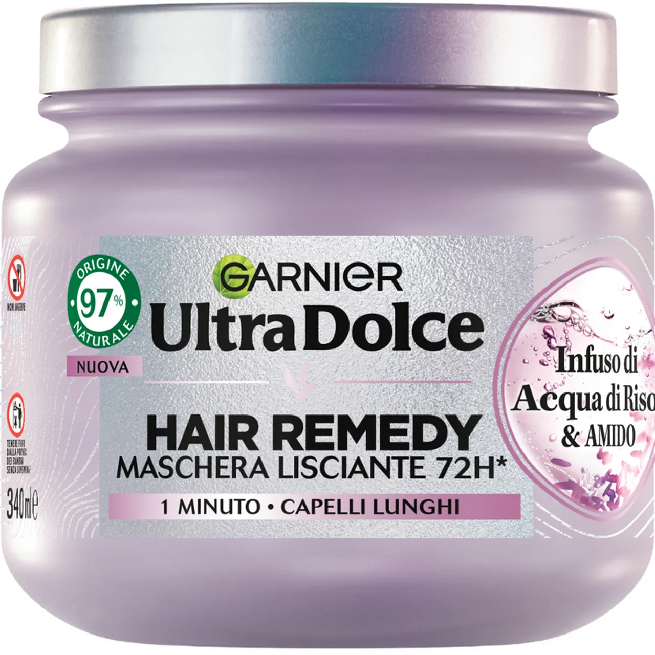 GARNIER ULTRA DOLCE MASCHERA RICE WATER 340 ML