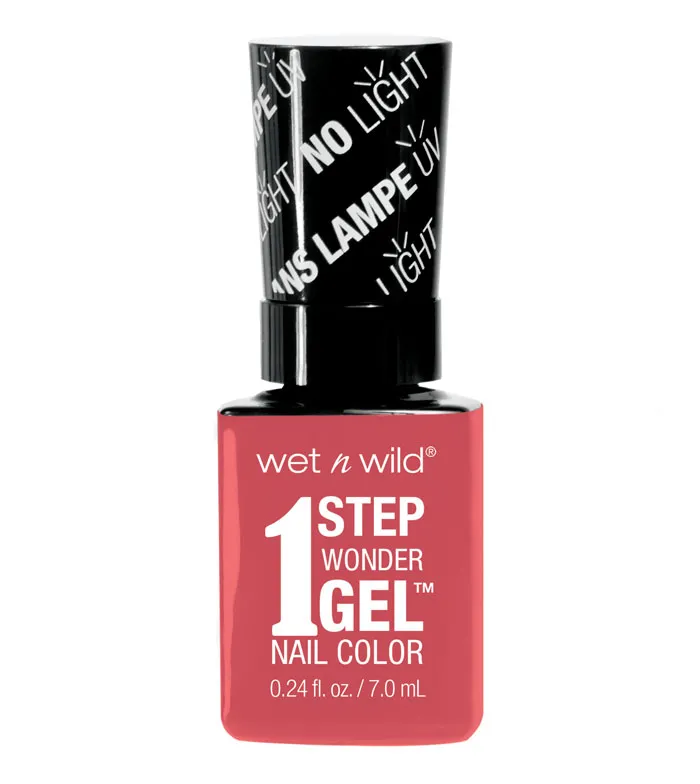 WET AND WILD 1 STEP WONDER GEL NAIL COLOR CORAL SU