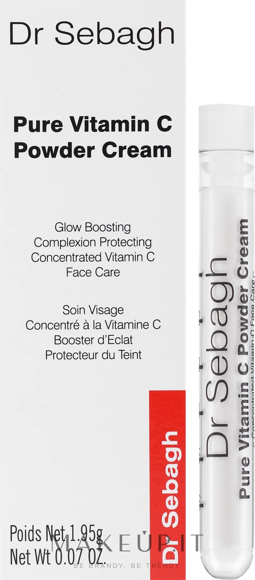 Crema in polvere con pura Vitamina C