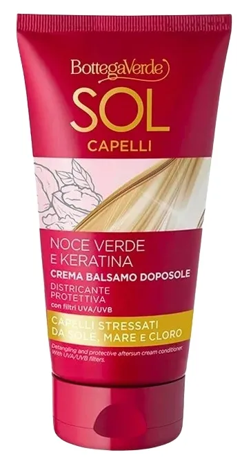 Balsamo per capelli dopo il sole