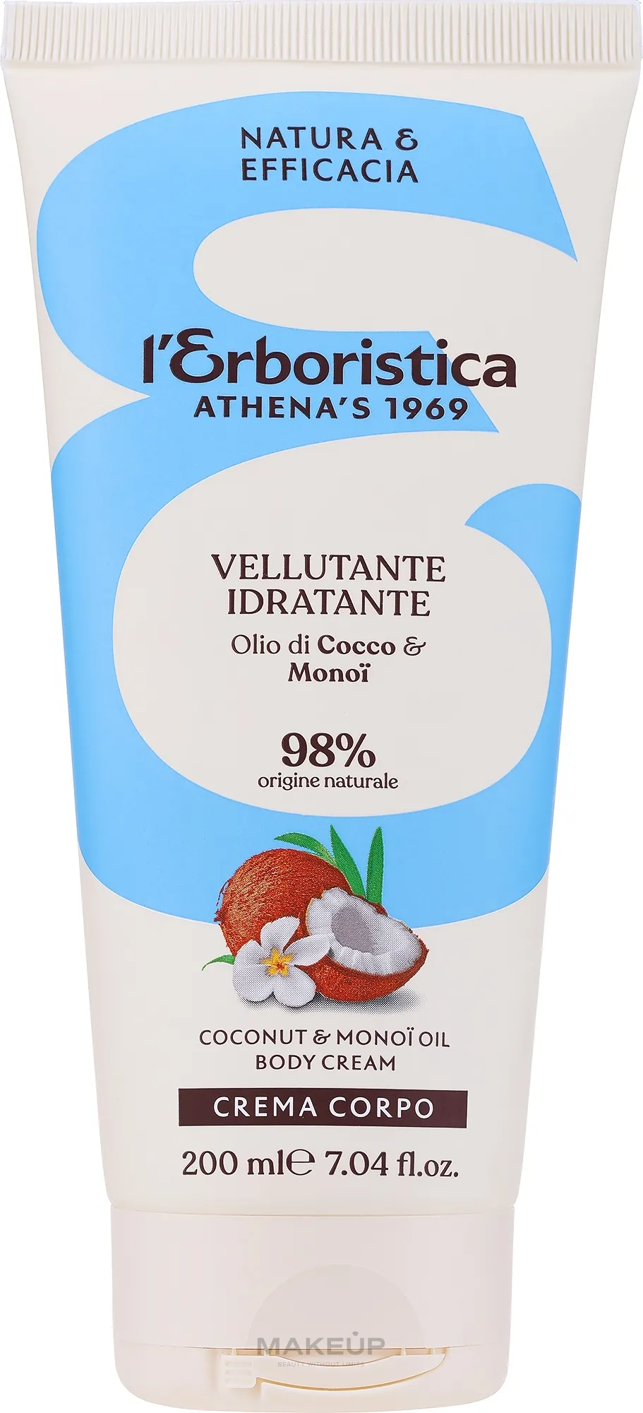 Crema corpo idratante al profumo di cocco