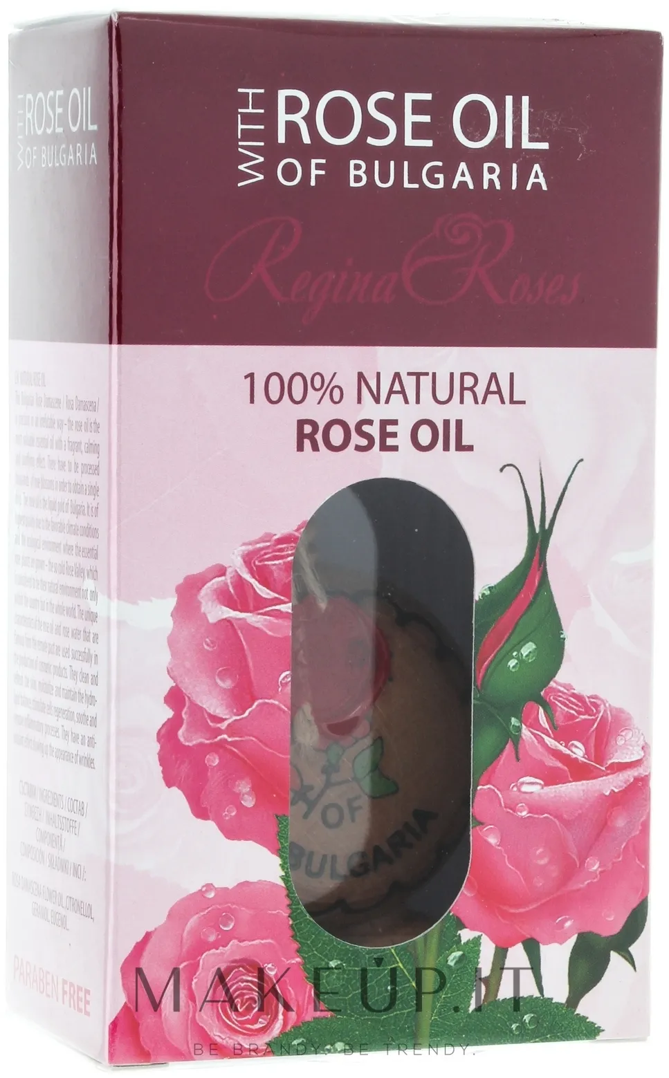 Olio naturale di rosa bulgara