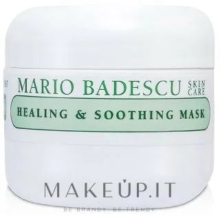 Maschera curativa e lenitiva