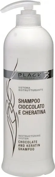 BLACK PROFESSIONAL LINE CIOCCOLATO E KERATINA SHAMPOO RICOSTRUZIONE DISPENSER 500 ML
