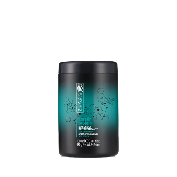 BLACK KERATIN PROTEIN MASCHERA RISTRUTTURANTE 1000 ML