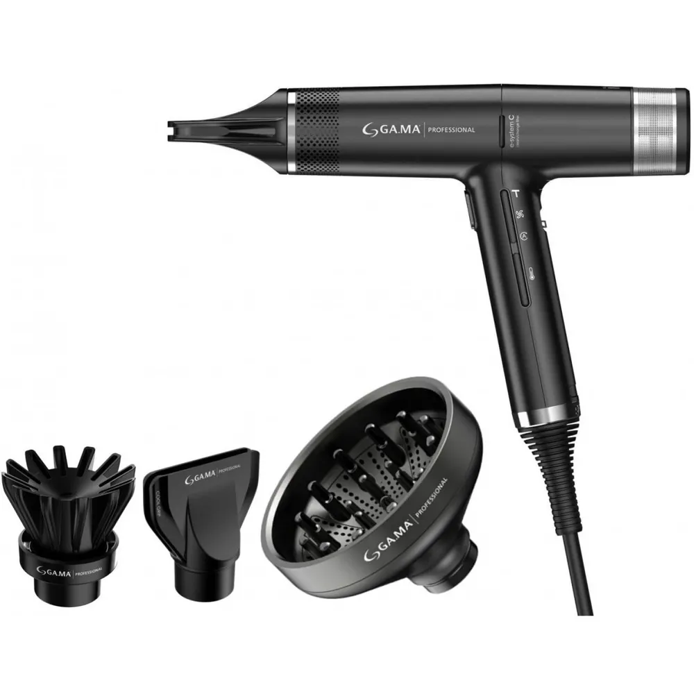 GAMA IQ3 IQ PERFETTO NERO PHON PROFESSIONALE 4 TEMPERATURE 3 VELOCITA 1600 WATT 120000 rpm
