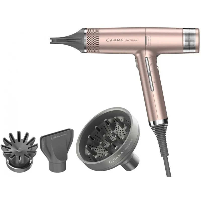 GAMA IQ3 IQ PERFETTO GOLD/ROSE PHON PROFESSIONALE 4 TEMPERATURE 3 VELOCITA 1600 WATT 120000 rpm