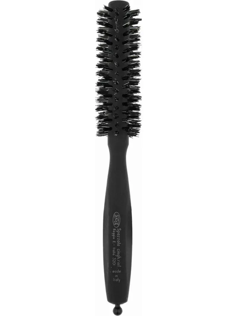 3VE MAESTRI ELVARES SOFT TOUCH SPAZZOLA NERA CINGHIALE RINFORZATO TONDA PROFESSIONALE 1 M.