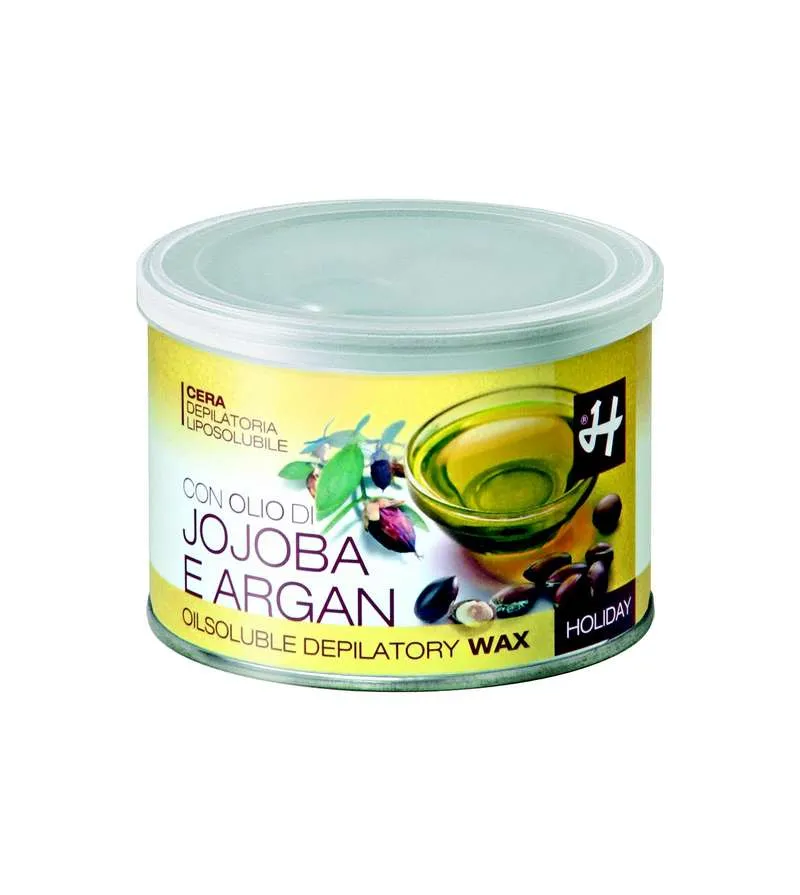 HOLIDAY DEPILAZIONE CERA LIPOSOLUBILE JOJOBA 400 ML