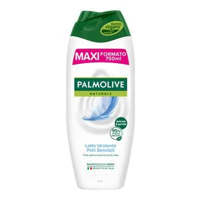 PALMOLIVE NATURALS LATTE PELLI SENSIBILI BAGNOSCHIUMA 750 ML