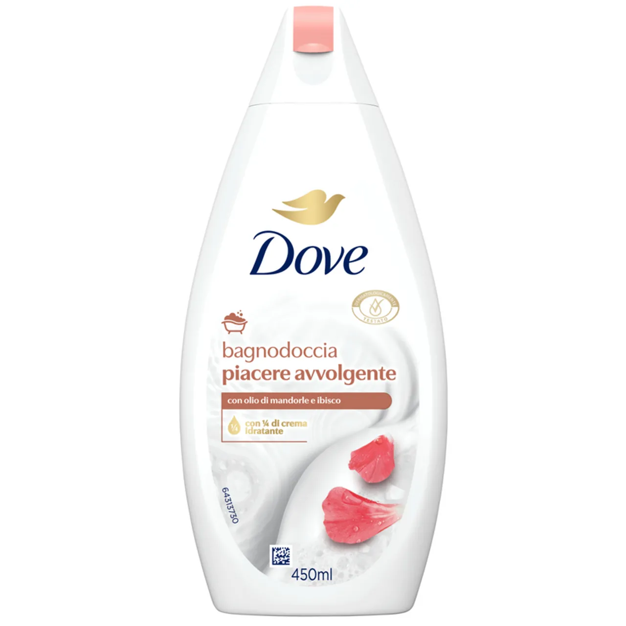 DOVE PIACERE AVVOLGENTE BAGNOSCHIUMA 450 ML