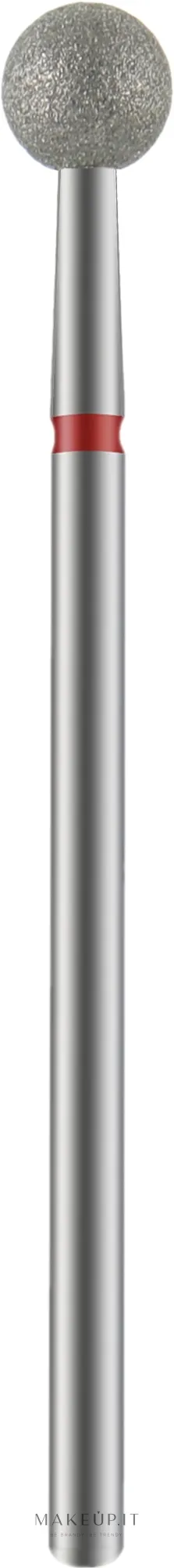 Punta fresa diamantata "Ball", tacca rossa, 5 mm