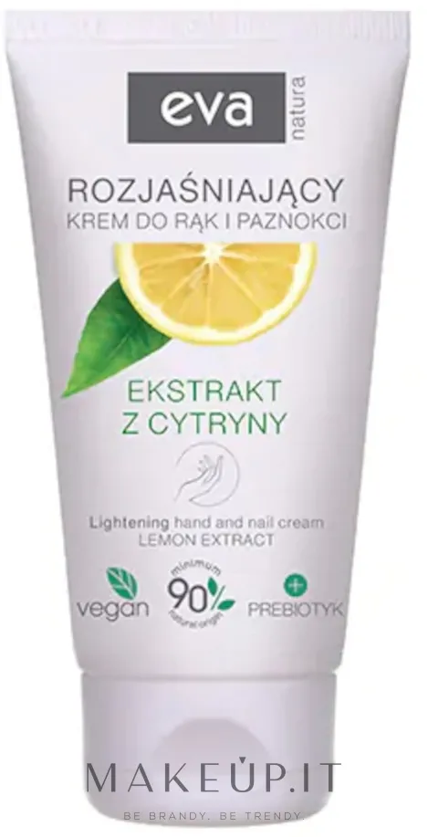 Crema per mani e unghie con estratto di limone