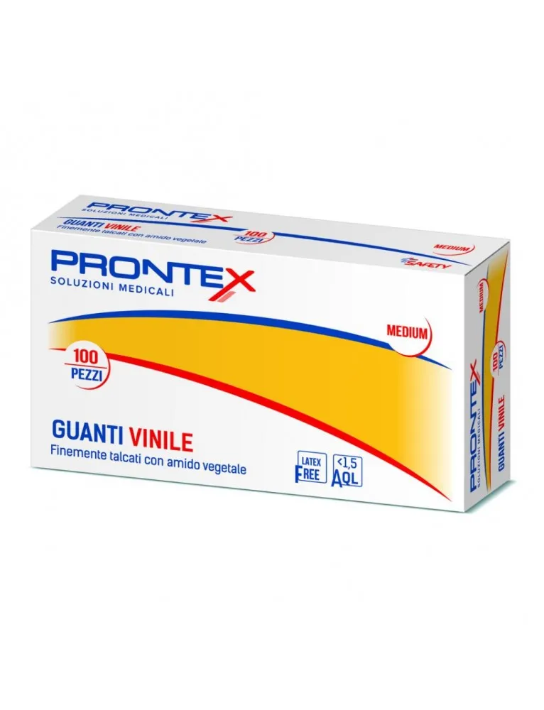 PRONTEX Guanti Vinile M 100pz