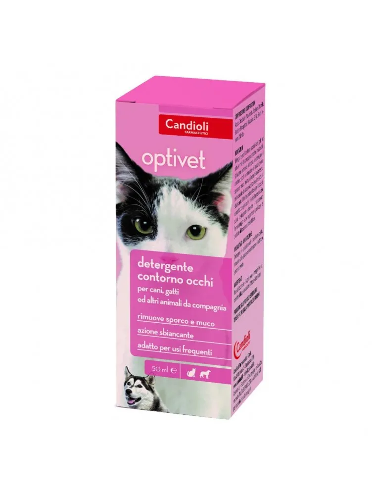 Optivet Detergente Contorno Occhi Cani E Gatti 50 ml