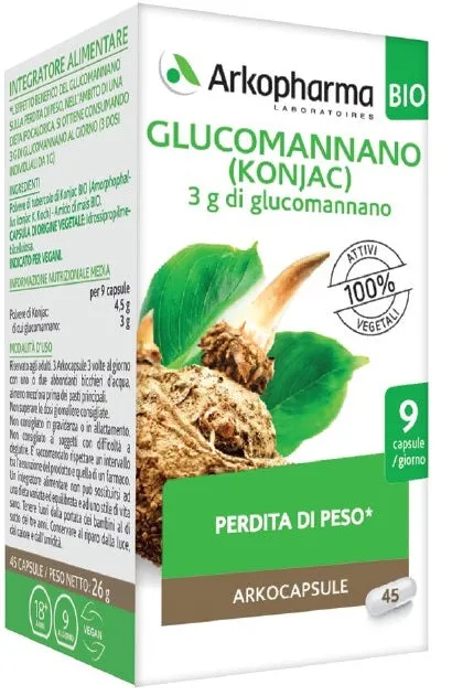 ARKO CAPSULE GLUCOMANNANO BIO 45 CAPSULE