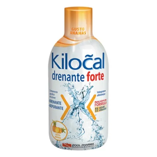 Kilocal Drenante Forte gusto ananas - Flacone 500 ml