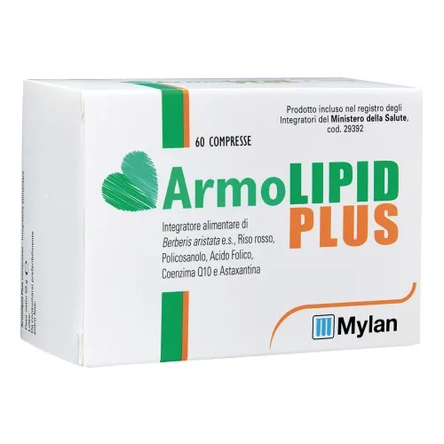 Armolipid Plus Integratore alimentare per  il controllo del colesterolo e dei trigliceridi  - Formato 60 compresse