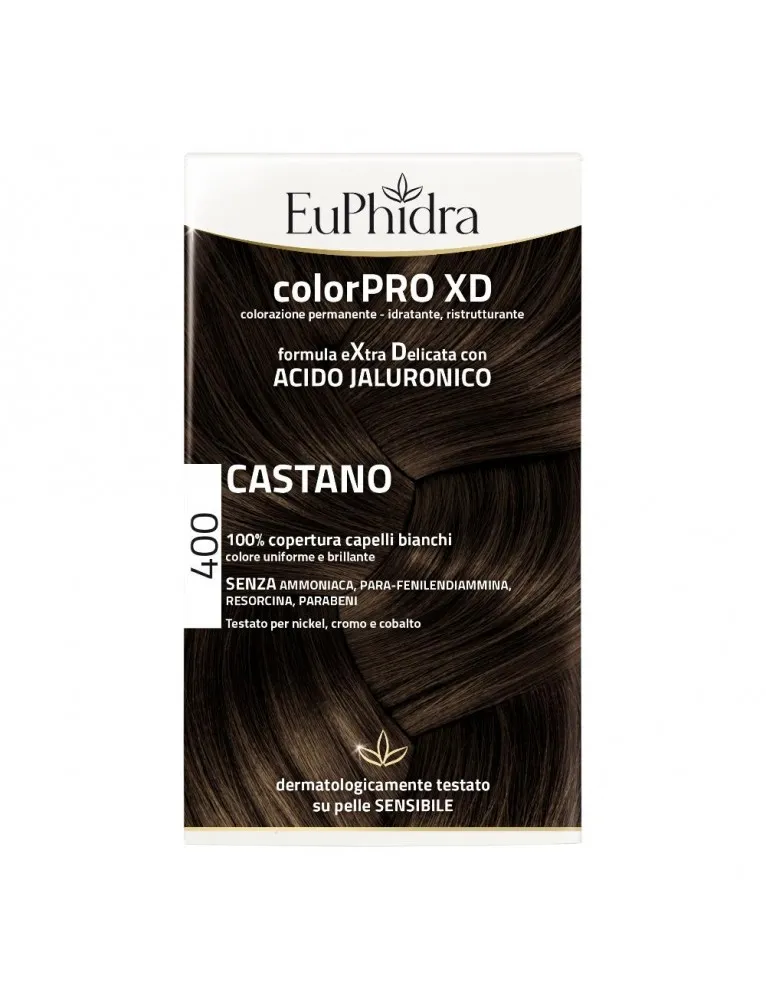 EuPhidra Linea ColorPRO XD Colorazione Extra-Delixata 400 Castano