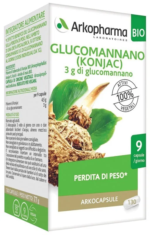 ARKO CAPSULE GLUCOMANNANO 130 CAPSULE