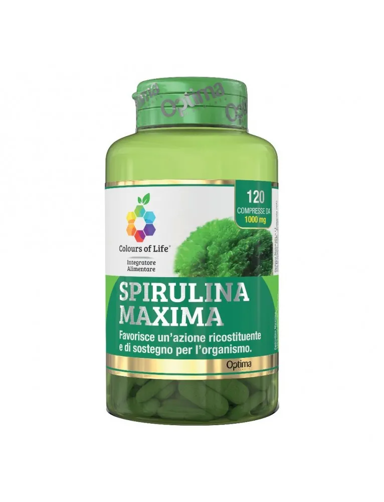Optima Spirulina Maxima 120 Compresse