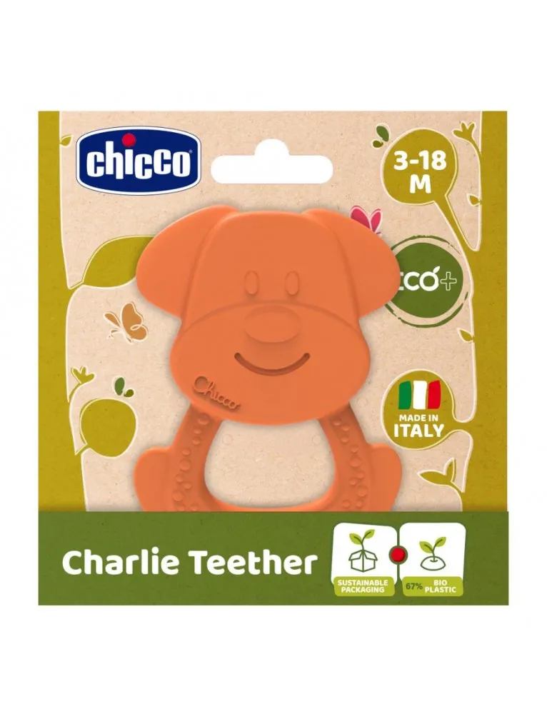 Chicco Cagnolino Charlie Massaggiagengive ECO+ 3-18 mesi