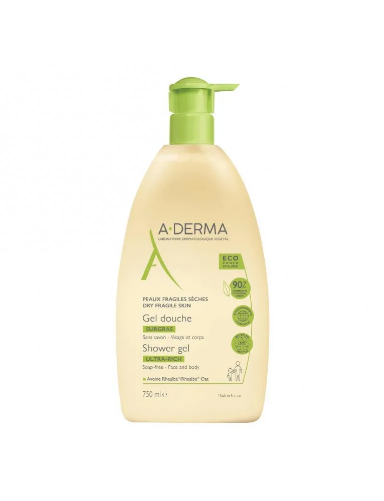 A-Derma Les Indispensables Gel Doccia Surgras 750ml