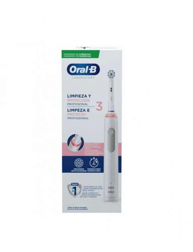 Oral B Pro3 Laboratory Spazzolino Elettrico Pulizia e Protezione