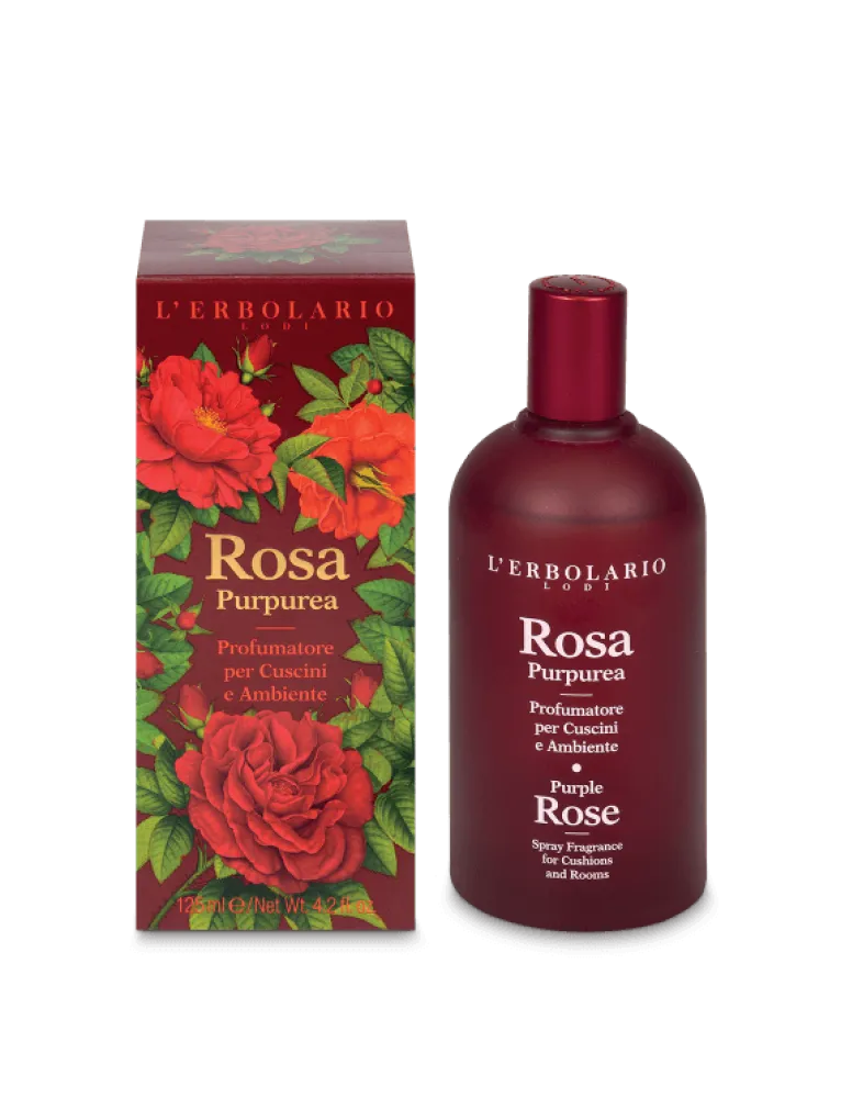 L' Erbolario Rosa Purpurea Profumatore Per Cuscini & Ambiente 125 Ml
