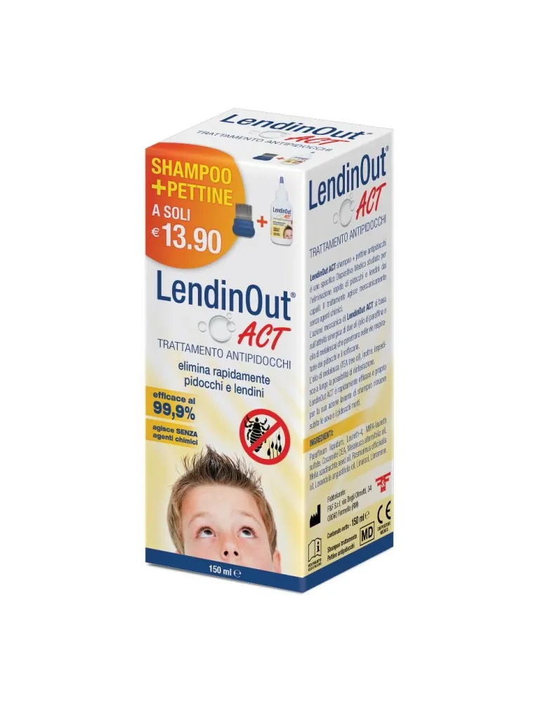 LENDINOUT ACT A/PIDOCCHI 150ML