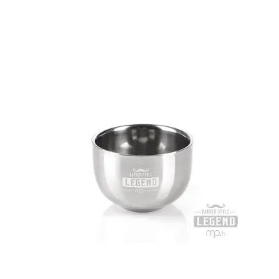 Barber Style Legend Ciotola da Barba in Acciaio