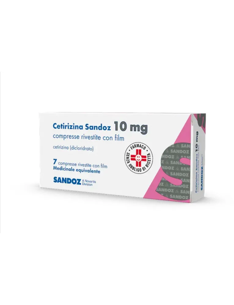 Cetirizina Sandoz 7 Compresse Rivestite 10mg