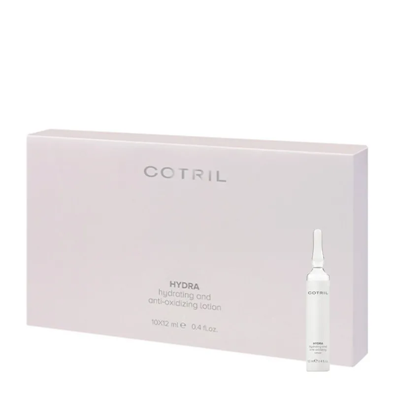 Cotril Hydra Hydrating & Anti-Oxidizing Lotion 10x12ml - lozione in fiale idratante e antiossidante capelli sfibrati